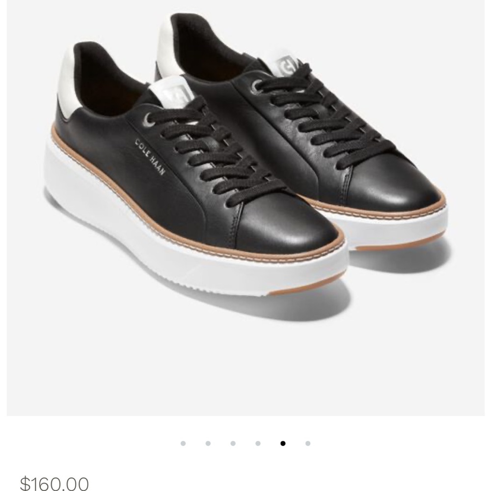 Cole Haan Women’s Black and White Sneakers